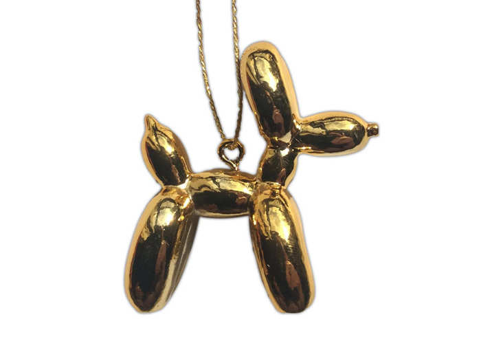 A balloon dog ornament