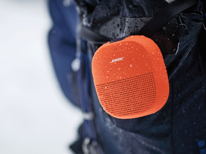 A portable, waterproof speaker