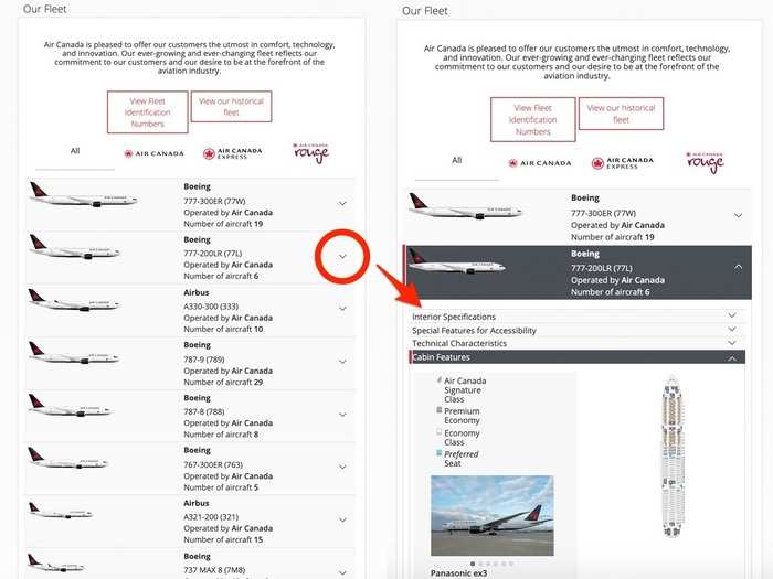 He cautioned me to click into the aircraft details, which will show what type of plane the flight will be on and what the amenities are like.