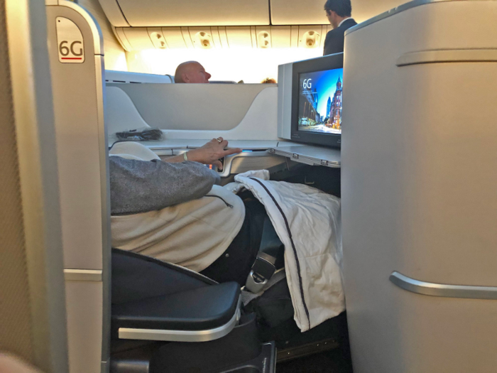 The best business class award was specifically due to Air Canada