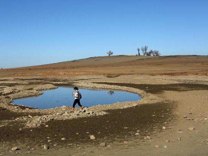 From 2011 to 2015, California was the driest it