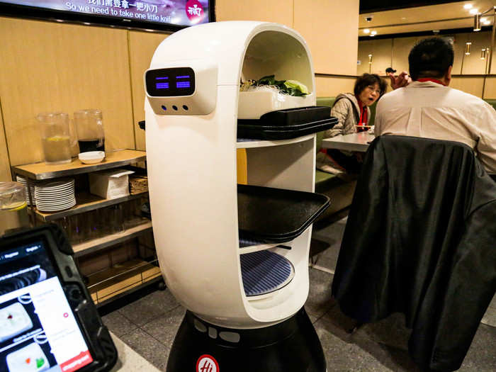 A robot had carried out my meal mere moments after I