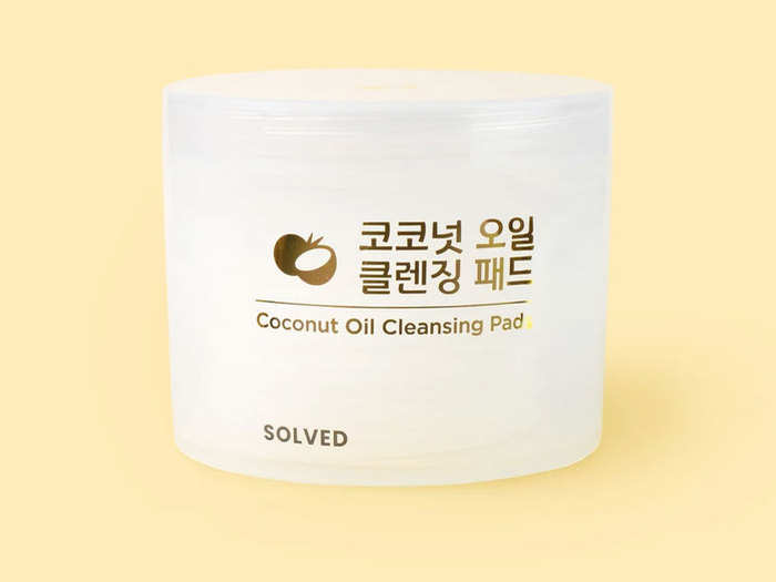 Solved Skincare Coconut Oil Cleansing Pads