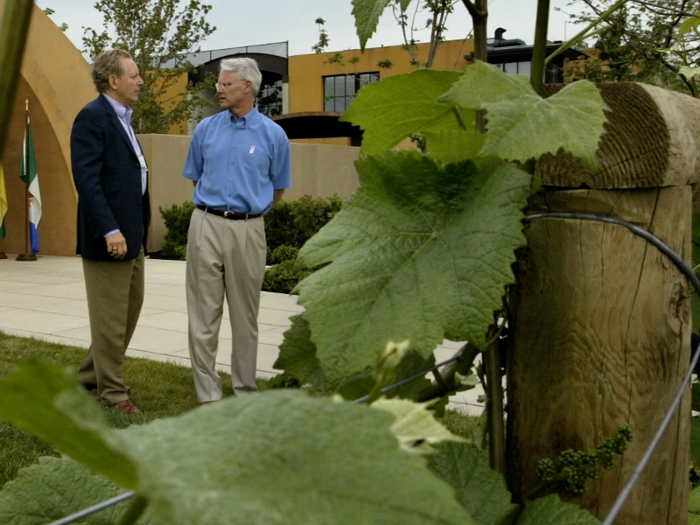 Through his importing business, von Mandl saved up enough money to buy his first vineyard, Mission Hill, at 31.