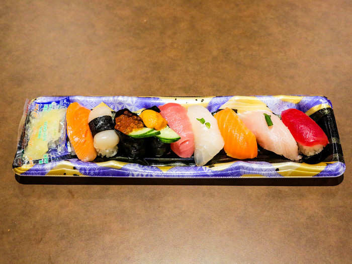 I grabbed a sushi deluxe set for $21, which is a lot more than I