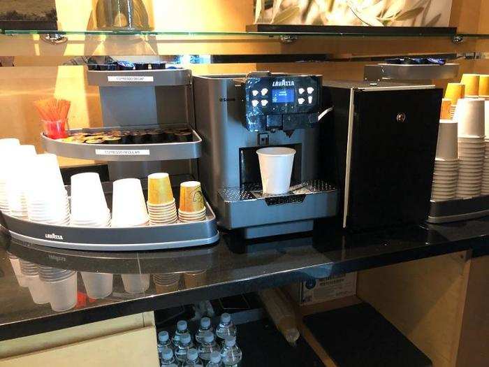 ... A machine that produces watery coffee ...