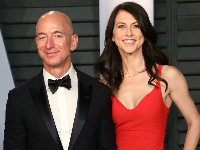 Bezos and MacKenzie Bezos also made one of their last public appearances together at the Vanity Fair Oscar Party in 2018.