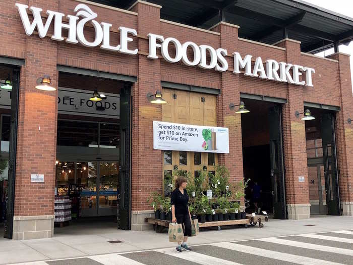 In August 2017, Amazon bought Whole Foods for $13.7 billion.