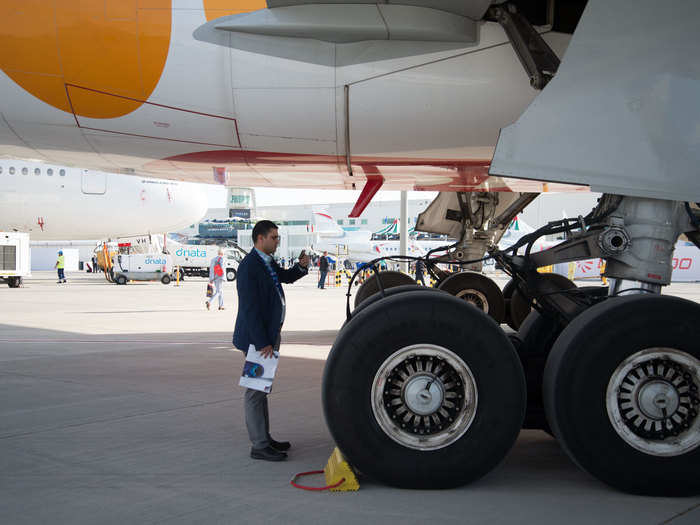 You can get a lot closer to parts of the plane than you are typically allowed.