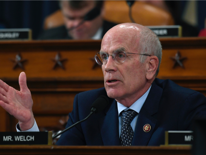 Democratic Rep. Peter Welch of Vermont shot back and said, "I say to my colleague, I