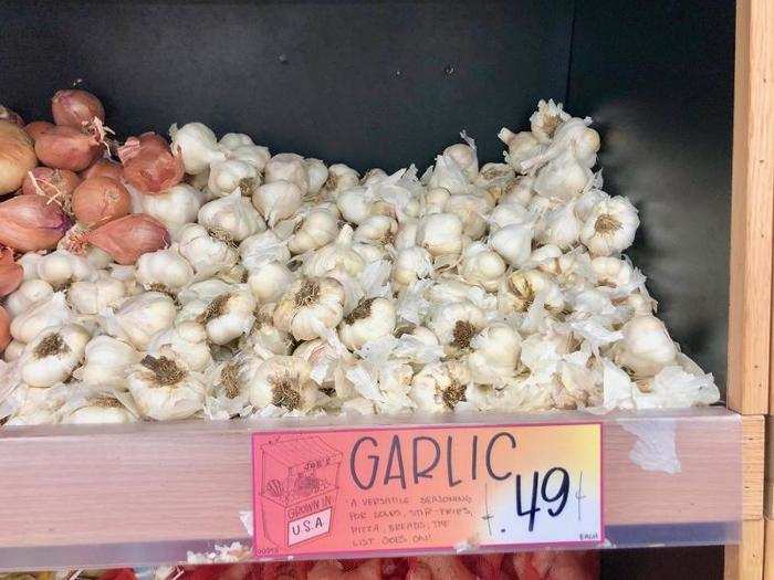 The garlic at Trader Joe