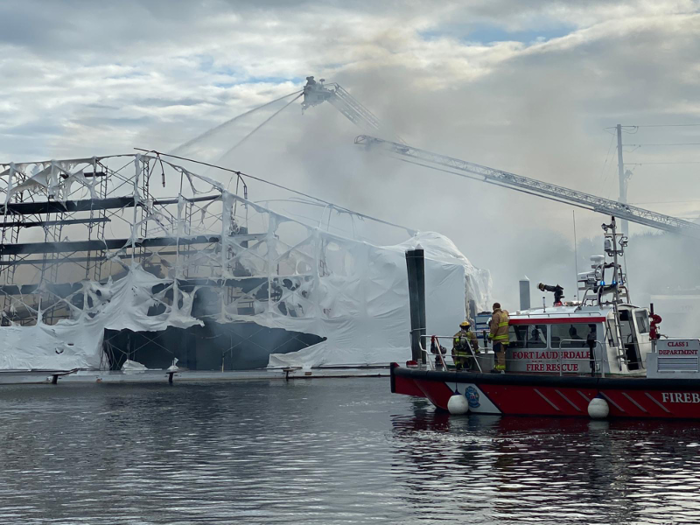 It is believed that the fire started on Lohengrin before spreading to Reflections, first responders told local news station WCAX.