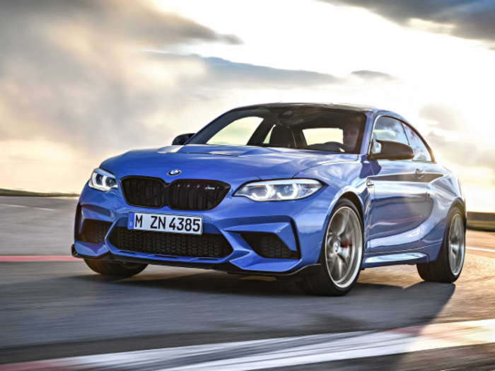 The new BMW M2 CS "is set to cut an extremely powerful, highly exclusive figure and exude a fascinating sense of racing authenticity at its world premiere in Los Angeles," the automaker said in a statement.