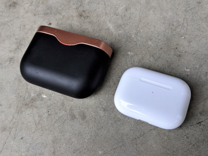 Charging case: Apple AirPods Pro.