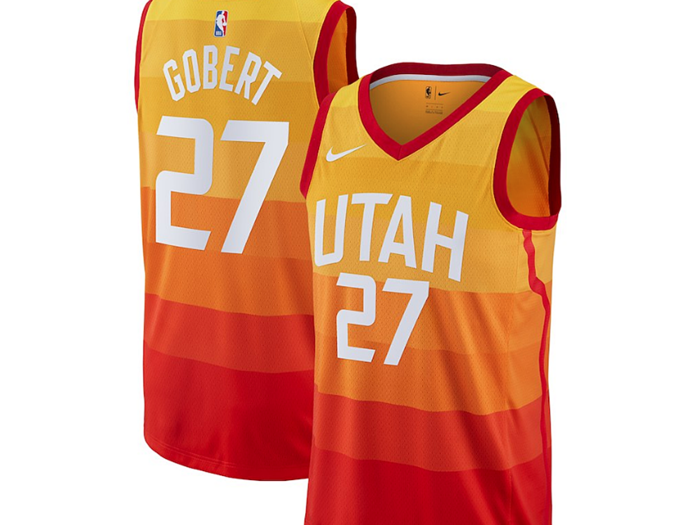 The Utah Jazz are sticking with their red, orange, and yellow City jerseys from the past two seasons.