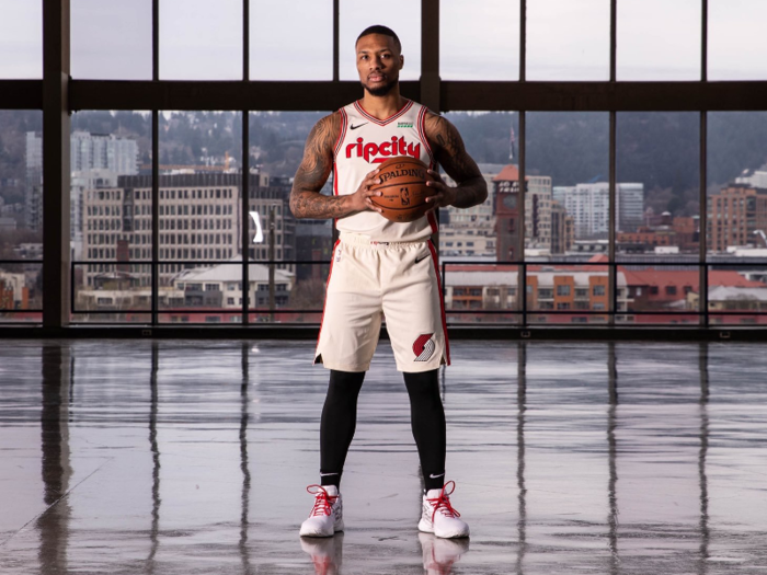 The Portland Trail Blazers went for a redesign of their well-worn "ripcity" uniforms.