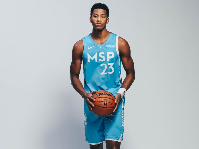Like a number of other teams, the Minnesota Timberwolves are also going with baby blue for their City jerseys this year.