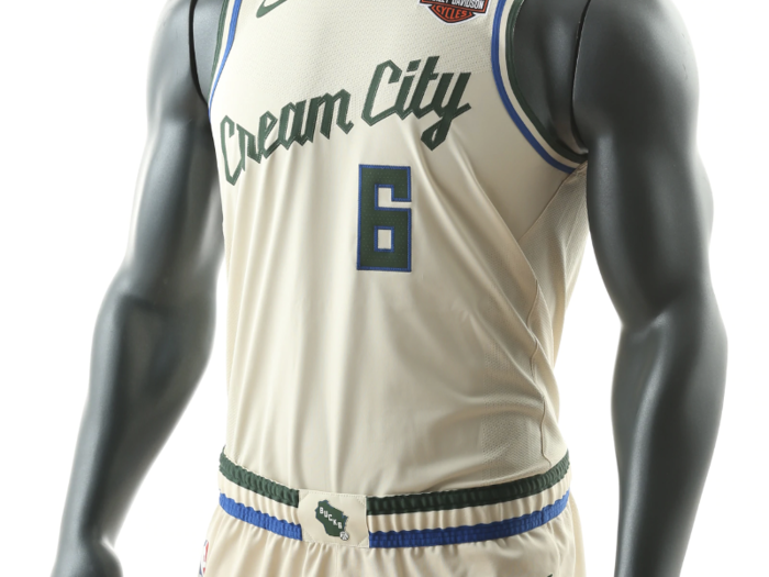 The Milwaukee Bucks are leaning into their "Cream City" moniker for their new unis.