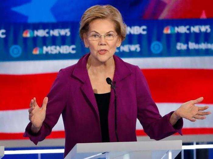 Sens. Elizabeth Warren and Cory Booker politely sparred over Warren