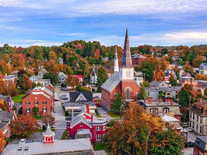 7. In Vermont, those making the state