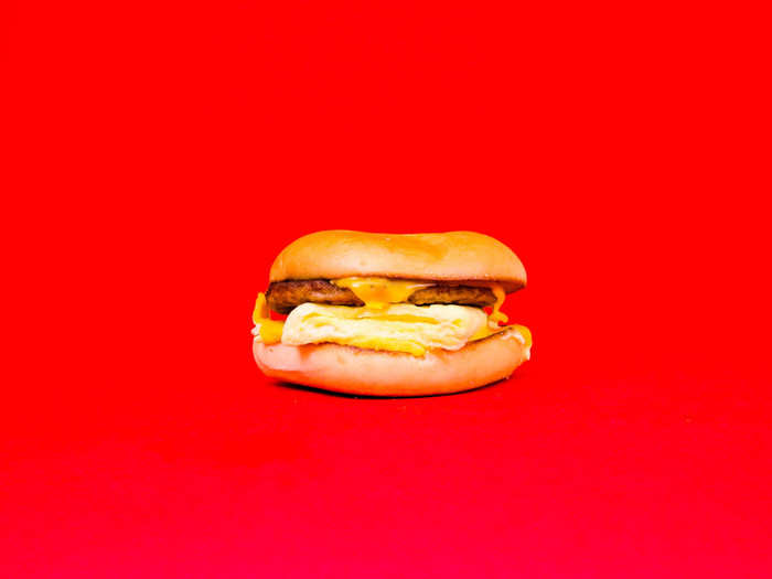 SAUSAGE EGG AND CHEESE BAGEL, $4.39 — McDonald