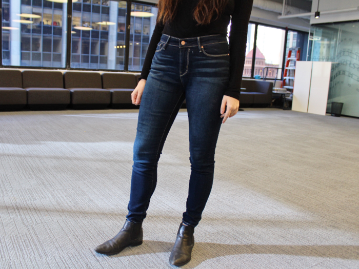 My colleagues, upon hearing I was reviewing jeans from Amazon, asked if they could feel how thick they were — and they were impressed.