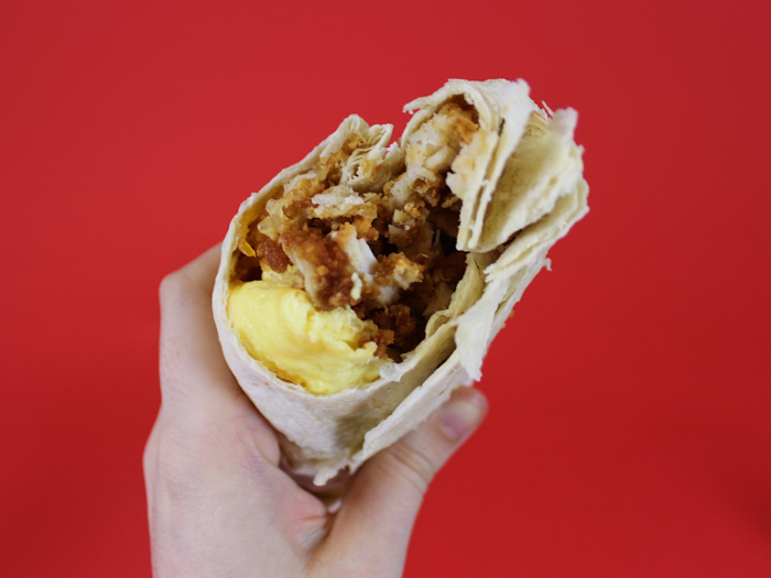 The crispy, juicy nuggets were a not-so-surprisingly great addition to the burrito, and the eggs tasted homemade. I added the jalapeño salsa, which brought the burrito to a whole other level. However, while the burrito was delicious, I was unsure about whether it was worth more than $5.