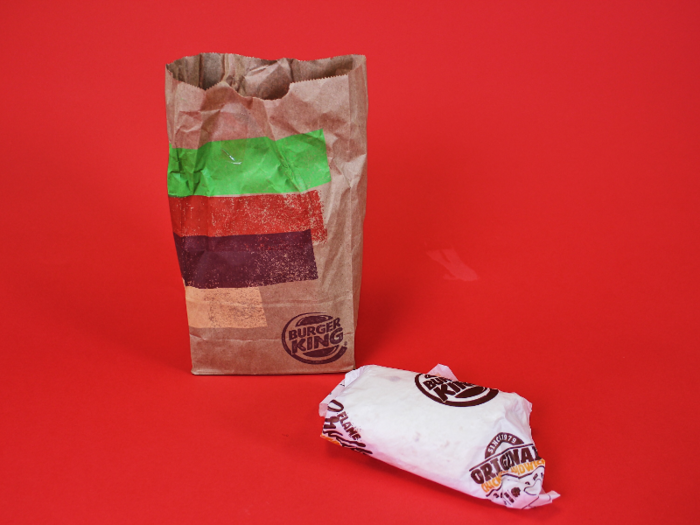 3. BURGER KING: Coming in third place in the breakfast burrito face-off was Burger King with its Egg-Normous Breakfast Burrito. I made the grave mistake of spying how many calories the burrito has — a whopping 910 — at the checkout.