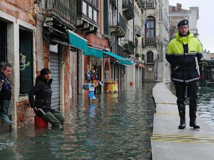 Across the ocean, Venice flooded with its second-highest tide on record last week.