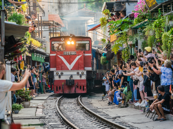 Hanoi Train Street, Vietnam