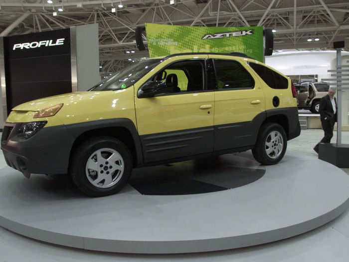 Sorry, but I see some Pontiac Aztek in the Cybertruck. The reviled proto-crossover perhaps deserves more respect than it usually gets.