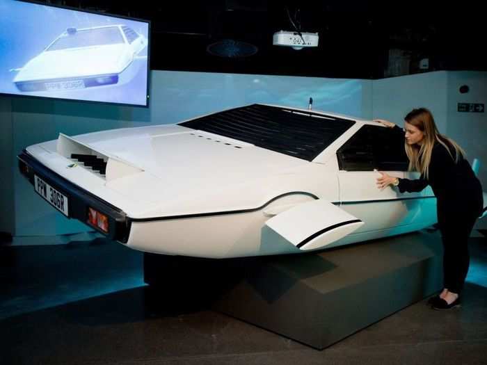 So was the Lotus Esprit S1 from the 1977 James Bond flick "The Spy Who Loved Me." That film car transformed into a submarine — and Musk actually owns the original.