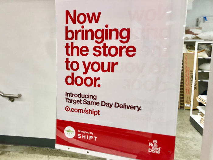 Other companies like Target have instituted similar programs to cut delivery time.