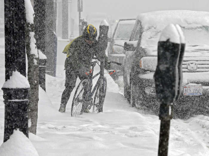 Cleveland, Ohio, gets about 60 inches of snow every year. According to meteorologist Kelly Reardon, if you live in Cleveland, you expect snow all winter. It also gets bitter winds off Lake Erie.