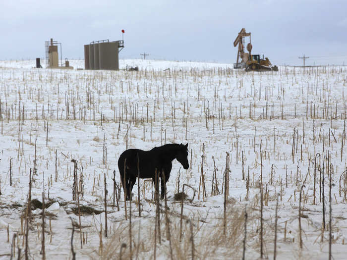 The average low in Williston, North Dakota, all year is 28 degrees Fahrenheit. It had its coldest winter in 1983, when the air temperature dropped to -40 degrees Fahrenheit. On average, it gets 46 inches of snow every year.