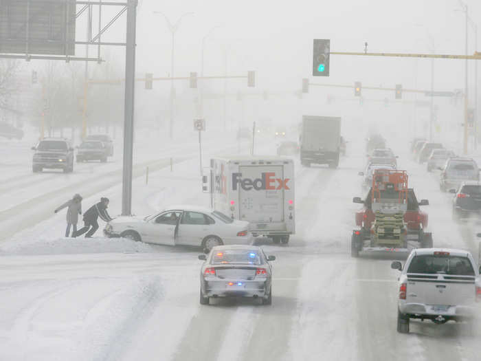 Fargo, North Dakota, gets blanketed with 50 inches of snow every year, and its average low in January is 0 degrees Fahrenheit. In 2019, it endured four blizzards, but that didn