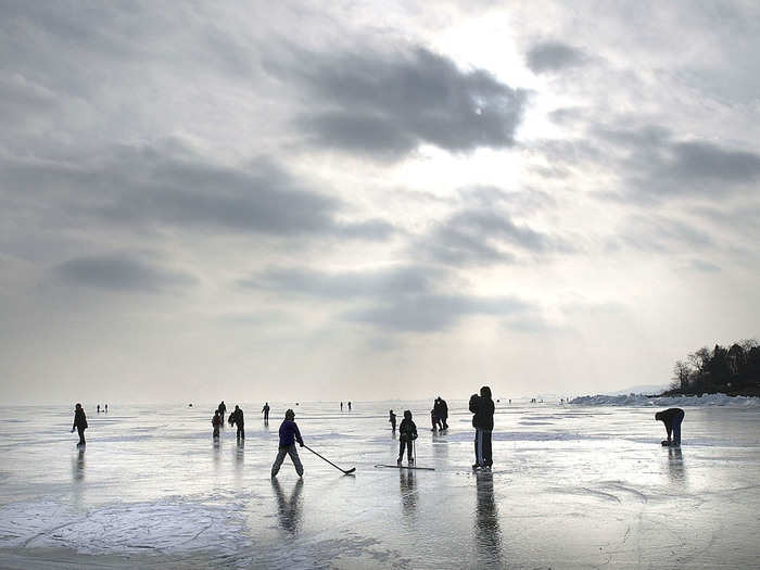 Duluth, Minnesota, gets an average of 85 inches of snowfall every year, which usually lasts until April or May. In 2014, so much snow fell over the winter that 35,000 fish were killed, due to the snow piling up and blocking light into Grand Lake. It also has to deal with biting winds off Lake Superior. In May this year, they reached 70 mph.