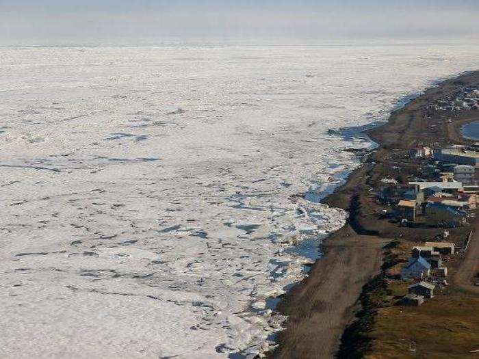 Utqiaġvik, formerly Barrow, Alaska, is the most northern town in the US, and is plunged into darkness from November to January. The darkness is so off-putting people sometimes call the police station to find out what day or time it is. Temperatures also remain on average below zero from December to March, and can often fall to -27 degrees Fahrenheit.