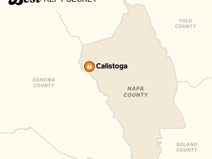 Best-kept secret: Calistoga may not be as developed as the other towns, but it