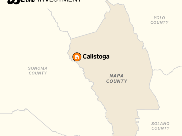 Best investment: If you want to buy a house without breaking the bank, look no further than Calistoga.