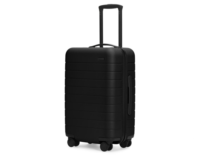 A sleek suitcase that