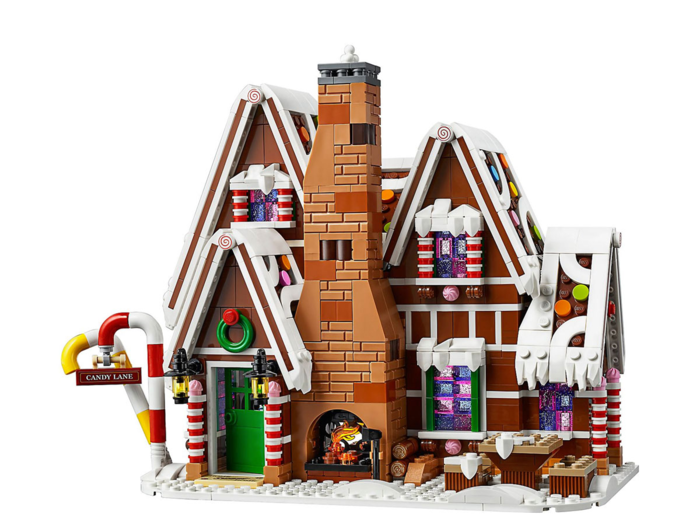 A gingerbread house that