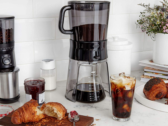 A cold brew coffee maker for her mornings