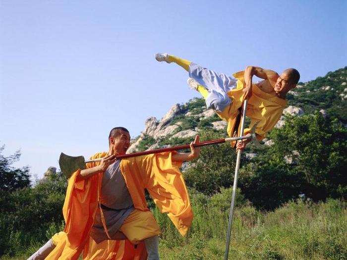 The "golden age" of the Shaolin Temple was from 618 to 1644 AD, spanning the Tang and Ming Dynasties. In 621, the temple gained some favor, the story goes, when a band of 13 Shaolin monks kept a Chinese prince in power by fighting off an enemy warlord for him.