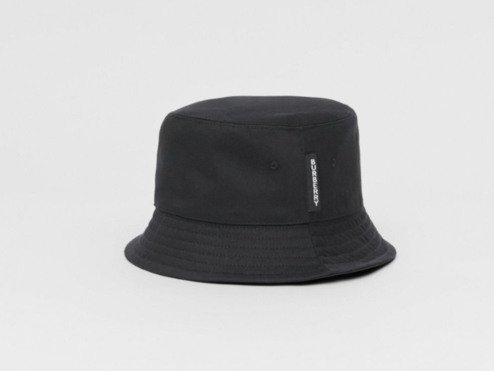 Burberry is selling a $320 cotton bucket hat. While it may look like any beach hat meant to simply protect your face from the sun, the seam is Burberry-branded.