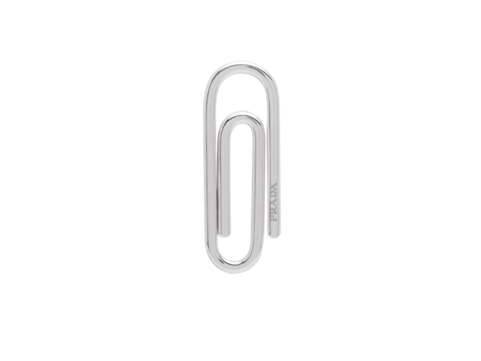 Prada is currently selling a single luxury paperclip. It retails for $240 and is meant to be used as a money clip.