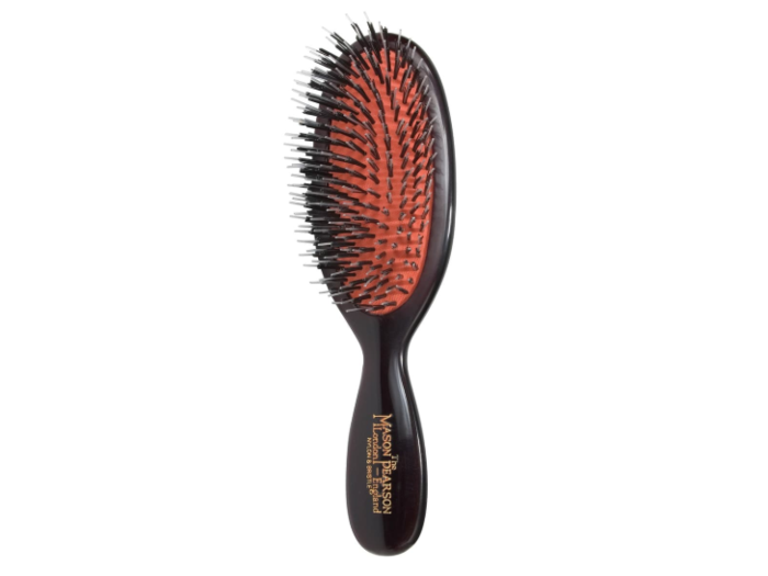 Another personal grooming luxury item is a famous $240 English hairbrush. The Mason Pearson hairbrush is handmade and has "premium-grade boar" bristles.