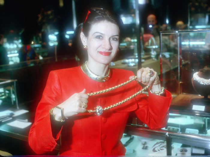 Paloma Picasso, the youngest daughter of Pablo Picasso, came to Tiffany in the 1980s and was best known for bold, flashy pieces.