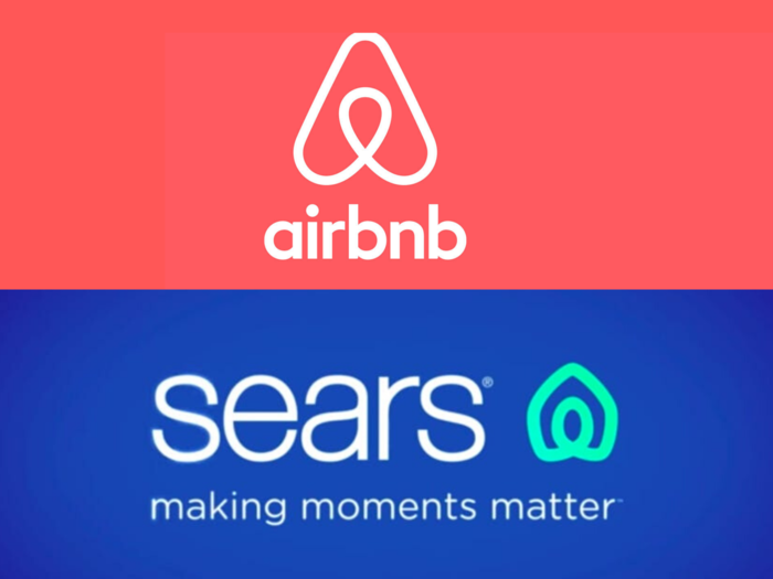 Sears came under fire for its new logo, which critics said resembled the Airbnb logo.