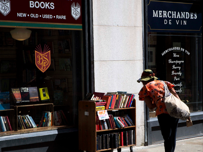 Used book stores — 11,400 points